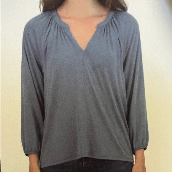 Lucky Brand Tops - Lucky Brand Women's Blue Relaxed Fit Popover Blouse Size S NWT